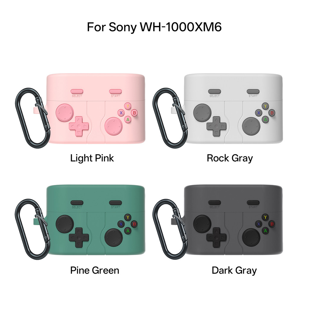 3D เกมคอนโซลซิลิโคนอ่อนนุ่มปลอกเชลล์สําหรับ Sony WF-1000XM6 เคสกันกระแทก