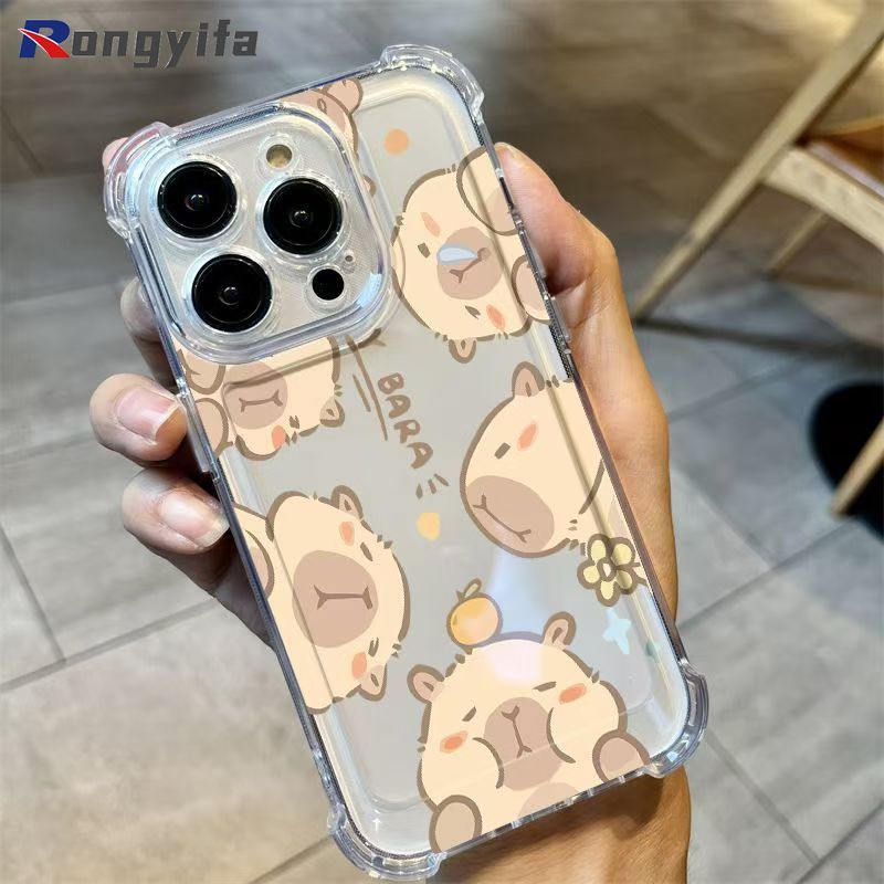 น่ารัก Capybara เคสโทรศัพท์สําหรับ Redmi A7 A5 A4 A3 Pro A3X A2 A1 Plus Y3 7A 6A 6 Pro Turbo 5 Max 4