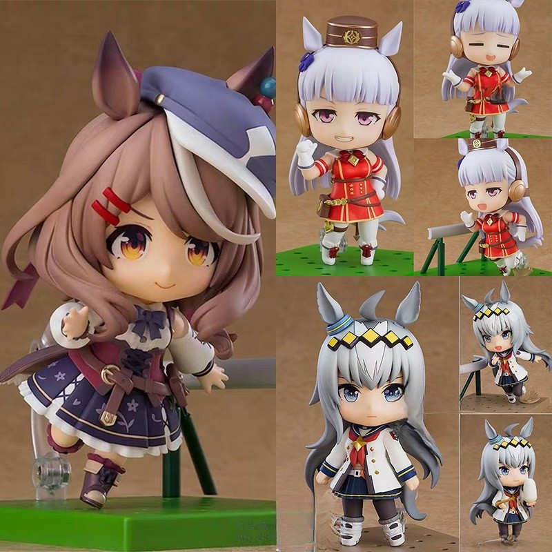 Action Figure Uma Musume Pretty Derby Nendoroid Mambo Gold Ship Oguri Cap Tokai Teio Action Figure 1