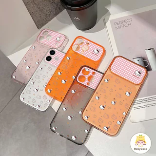 เหมาะสำหรับ IPhone 16 15 14 17 15 Plus 13 12 11 Pro Max แมววัยรุ่นหัวใจน่ารักวัสดุที่เหนือกว่ากรณีโทรศัพท์ทนตก