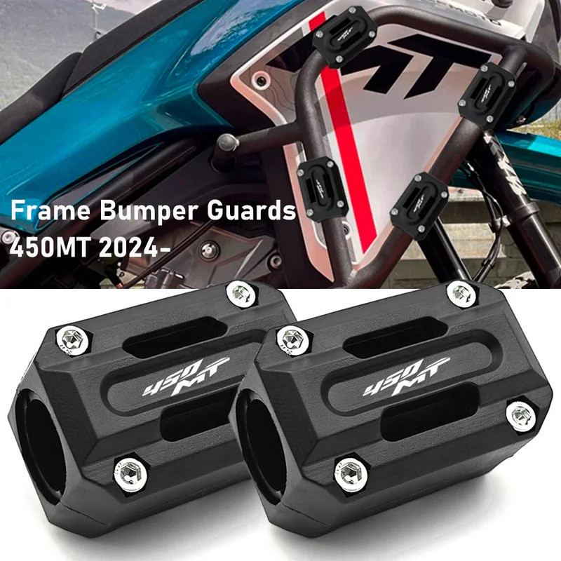 สําหรับ CFMOTO 450 MT 450MT 2024 กรอบ Crash กันชนเครื่องยนต์ป้องกันกันชนสําหรับ cfmoto 450MT อุปกรณ์