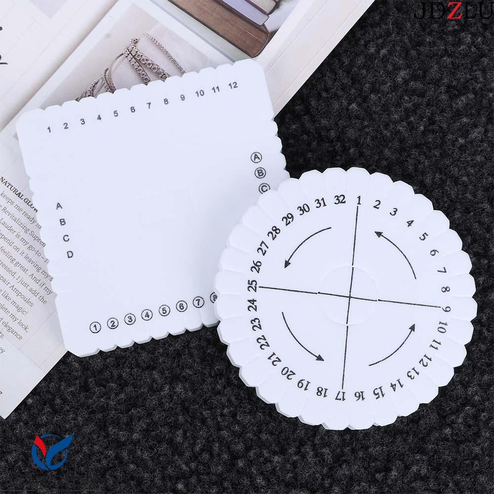 JDZLU เครื่องมือทําด้วยมือ DIY แผ่นถัก Braiding Disc/Disk Kumihimo เครื่องประดับออกแบบบอร์ด