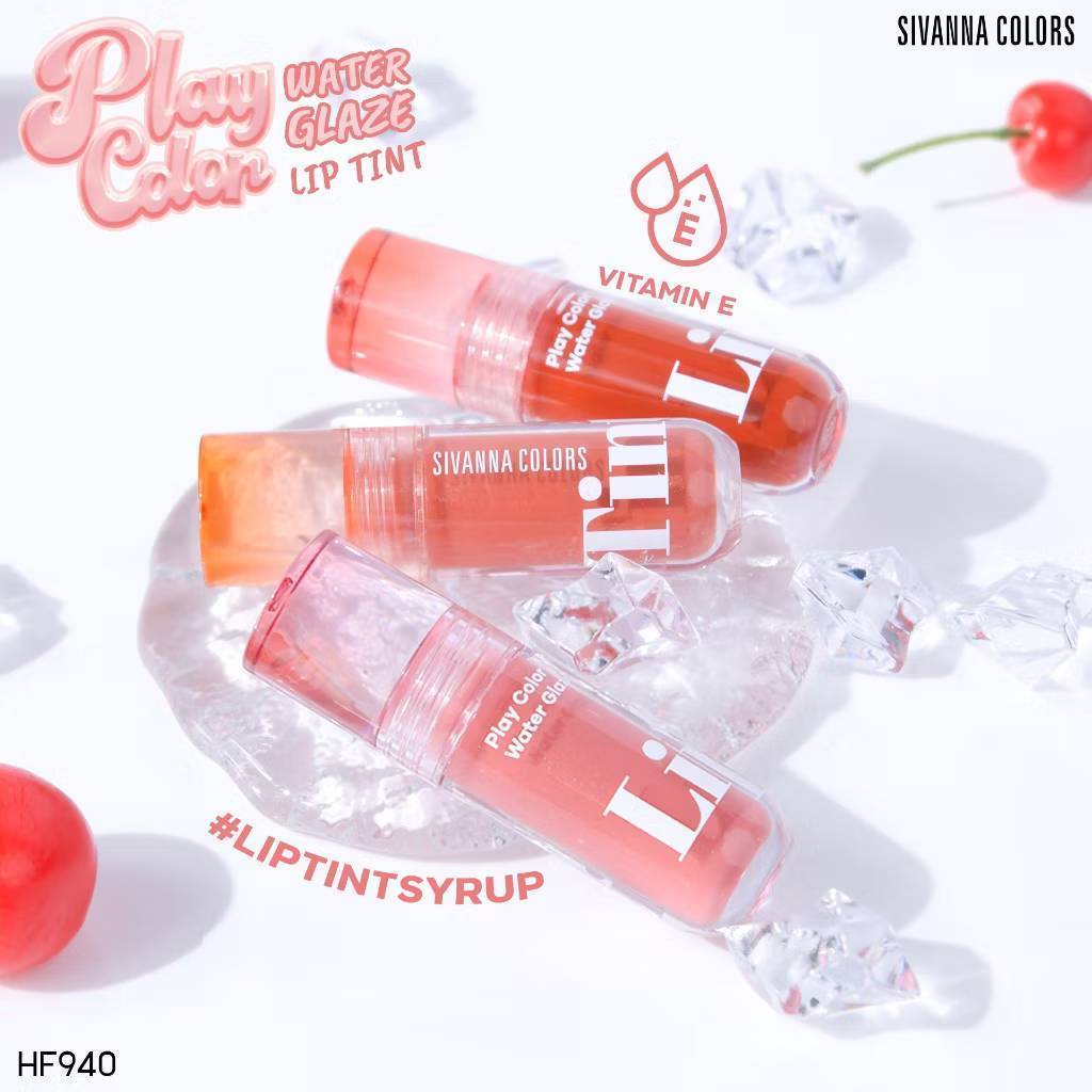 ราคาส่ง Svn Play color Water Glaze lip tint : HF940 | ลิปปากฉ่ำ.