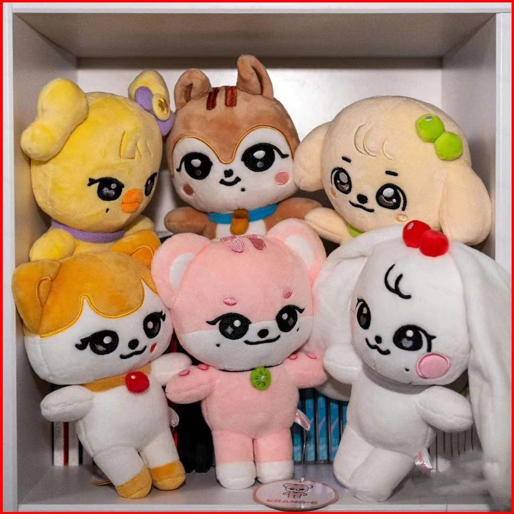 HQ IVE Cherry Minive ตุ๊กตาตุ๊กตาของขวัญสําหรับสาวการ์ตูน WONYOUNG YUJIN GAEUL LIZ LEESEO rei ตุ๊กตา