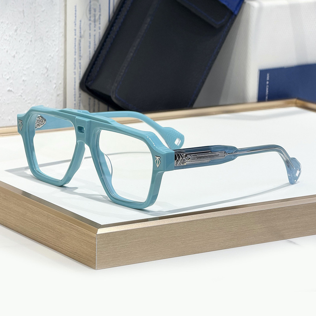 M6W8 THENR * ใหม่ Heavy Hand-Made Square ธุรกิจ Casual กรอบแว่นตาผู้ชายแว่นตาออปติคอลหญิง