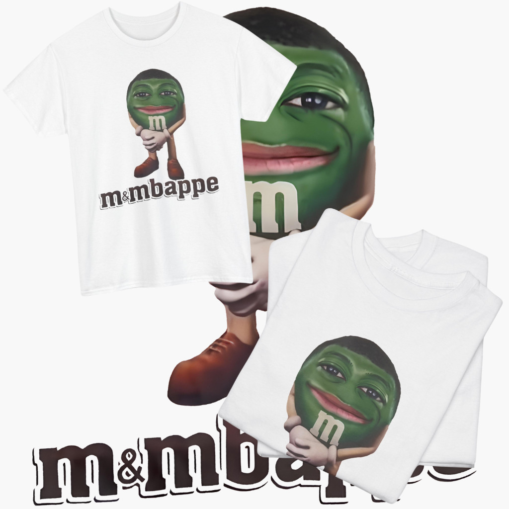 เสื้อยืด M&Mbappe (Cotton 100%) เสื้อยืดพิมพ์ลาย
