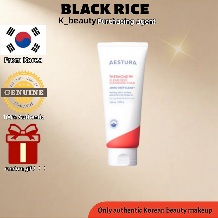 [Estura] THERACNE365 Deep Cleansing Foaming Face 200g/กําจัดสิ่งสกปรกของผิวหนังและความมันอุดตันในรูข
