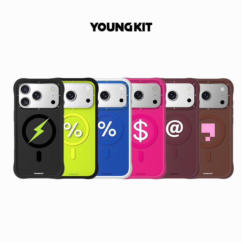 {Lightning} youngkit Ape Gas Split Case เหมาะสําหรับ Apple 17ProMax เคสโทรศัพท์ iPhone16 Case 15pm เ