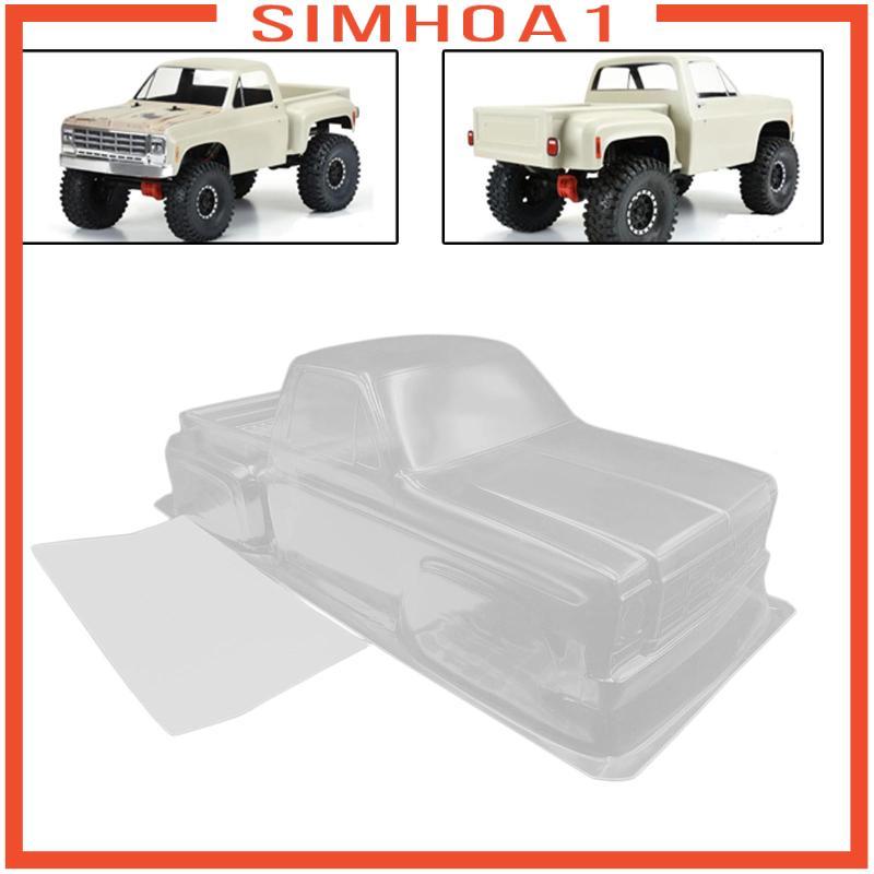 [Simhoa1] 1:10 Scale RC รถ Body SHELL อะไหล่รถฝาครอบ 313 มม.ฐานล้อรถสําหรับ SCX10 90046 1/10 Scale
