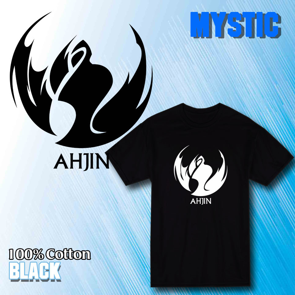 Solo Leveling AHJIN Guild โลโก้ Sung JI- Woo Arise เกาหลีมังงะอะนิเมะเทรนด์ใหม่เสื้อยืด Unisex