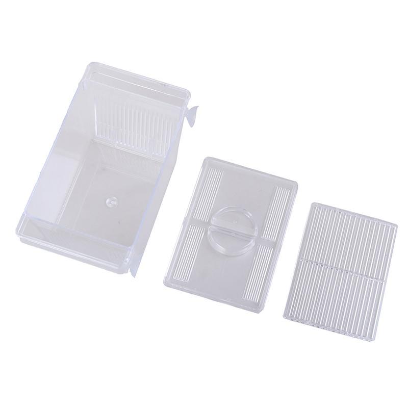 OZTH Aquarium Fish Tank Guppy Double Breeding Breeder Rearing Trap Box Hatchery Vary