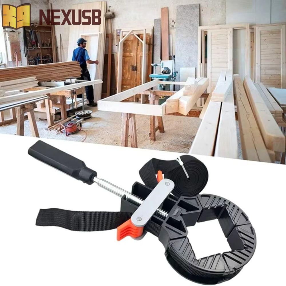 NEXUSBEAM แคลมป์สายรัด, 4 Jaws Multi Function Band Clamp, Quick Adjustable Pure Nylon Strap Variable