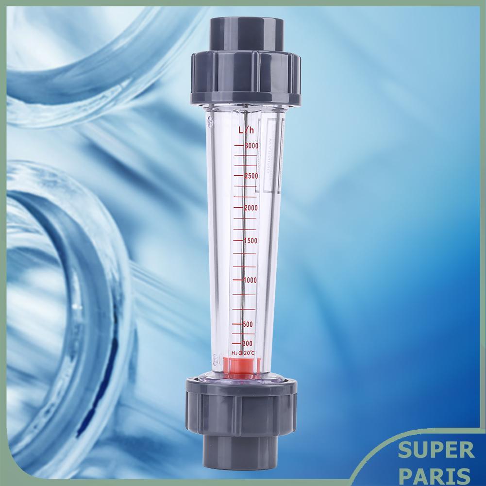 Superparis Superparis น้ำขนาดเล็กกระแสเงินสดเมตร 300-3000L/H หลอดพลาสติก Rotameter LZS-25 Liquid Met