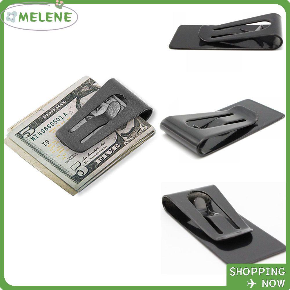 MELENE Cash Holder Fashion Black Business Slim Wallet