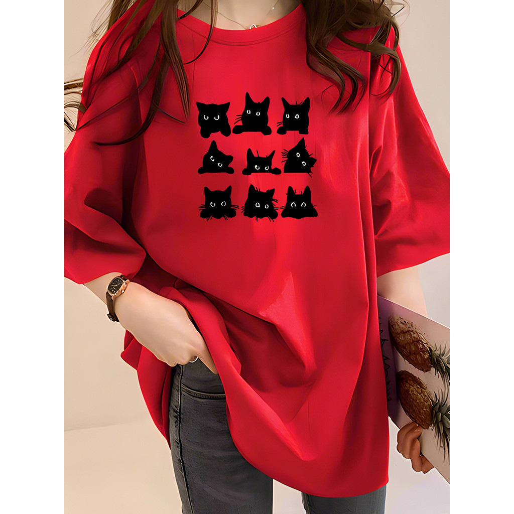 2G3231 Tshirt ผู้หญิง Plus ขนาดเสื้อผ้า T เสื้อ Crop Top เสื้อยืดผู้หญิงเสื้อสไตล์เกาหลี