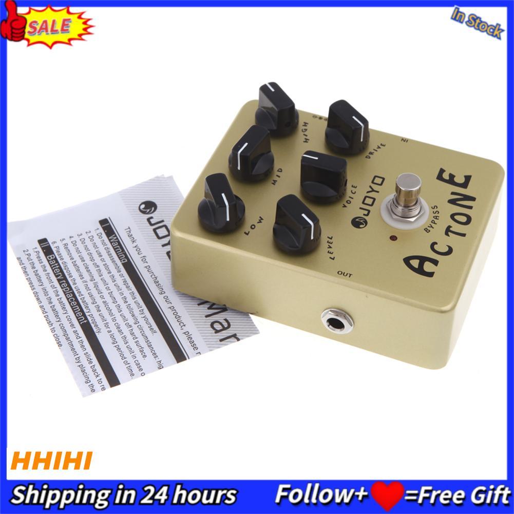 Hhihi Hhihi JOYO JF-13 AC Tone Vox Amp Simulator กีตาร์เหยียบ True Bypass