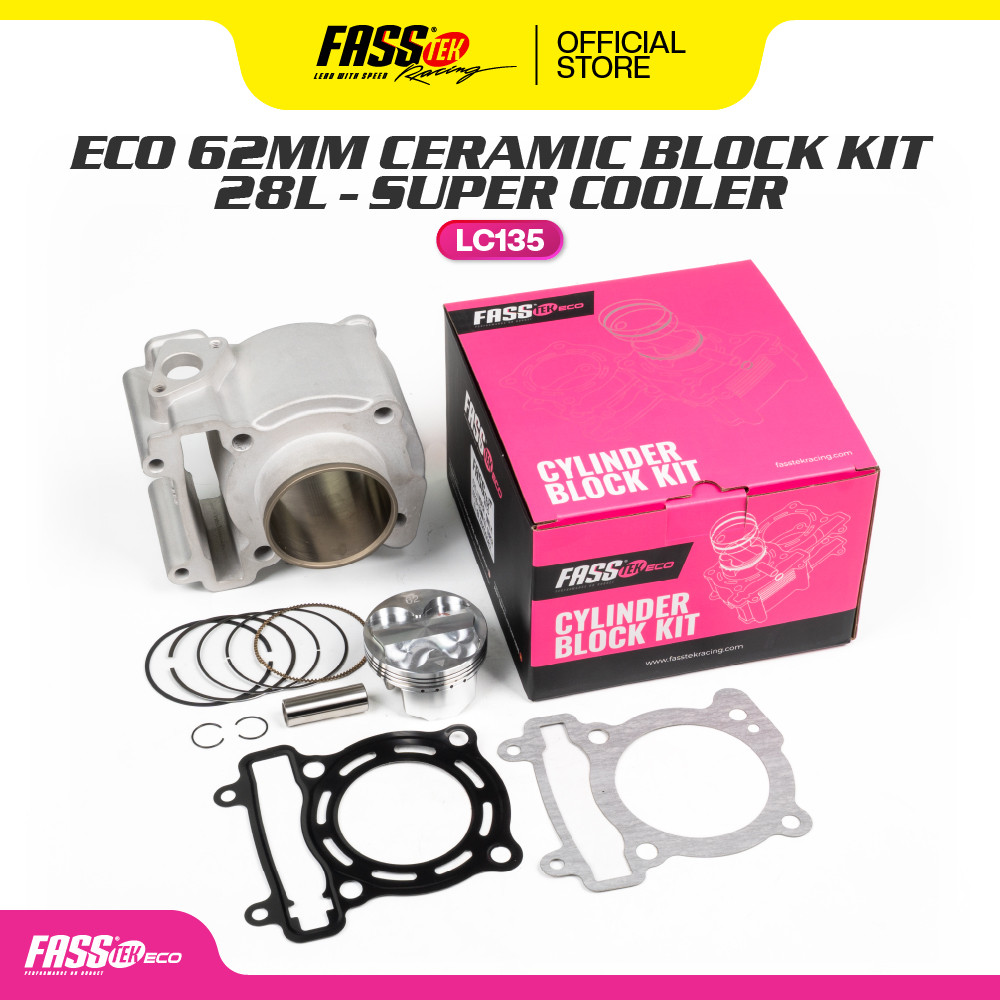 ECO 62MM CERAMIC BLOCK LC135 28L - SUPER COOLER FASSTEK