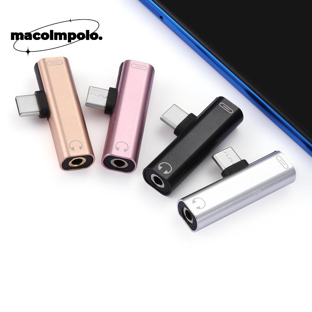 ตัวแปลงเสียง Mini Universal Cable Connector AUX Splitter สําหรับ S10 S9 Huawei Mate20