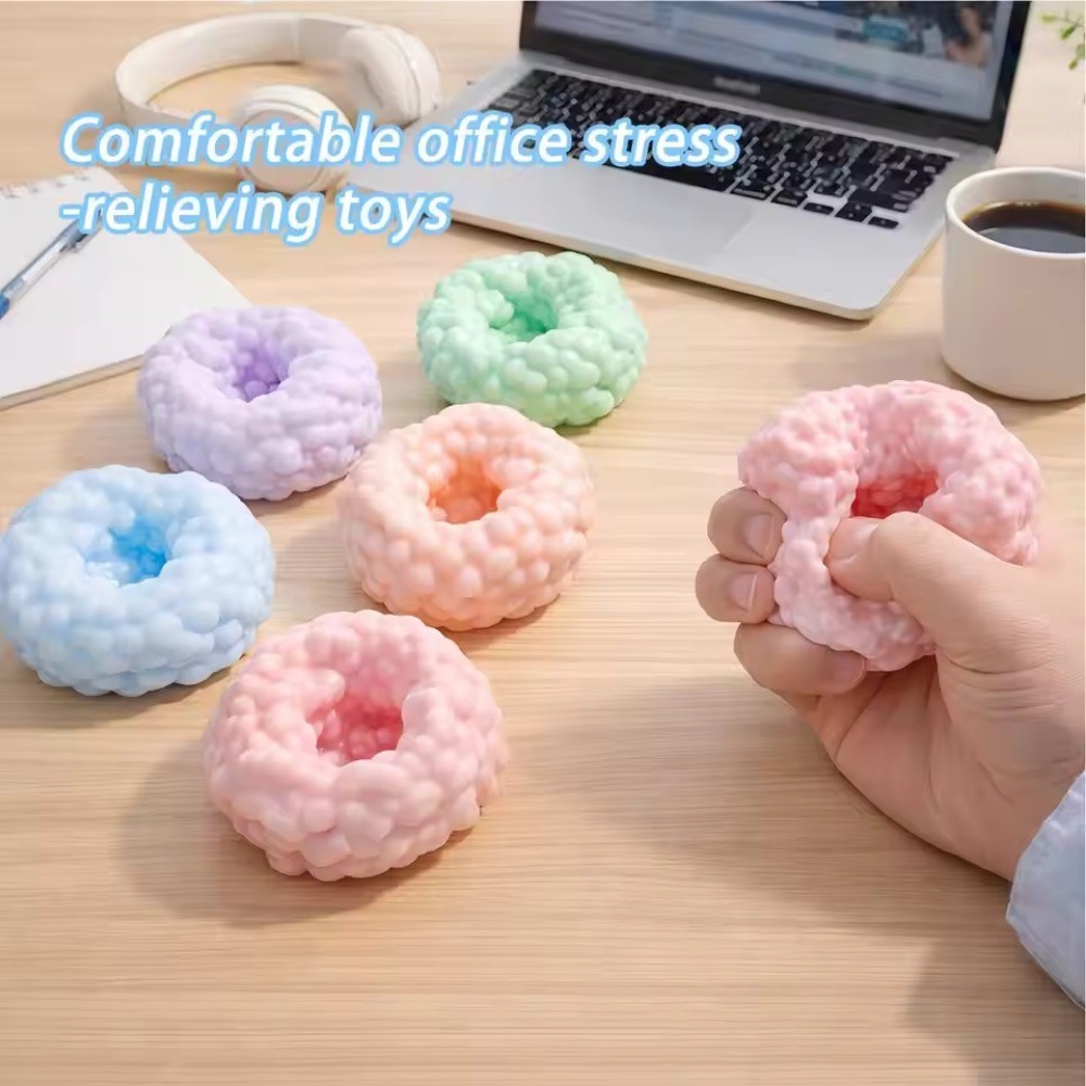 Creative Crunchy Stress Ball ยืด Fidget ของเล่น 1/3 แพ็ค Moldable Squeeze Balls Sensory Relief Gadget สําหรับผู้ใหญ่นักเรียน Studying ทํางาน ﻿
