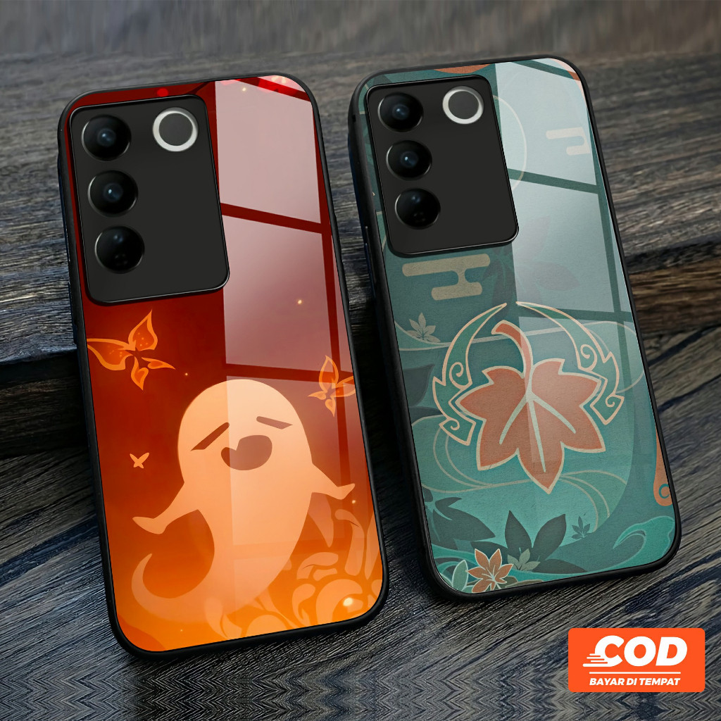 G190 SOFTCASE GLASS SHINY GENSHIN IMPACT NAMECARD VIVO Y72 Y100 Y28 Y28s Y78 Y36 Y35 Y27 Y22 Y21 Y20