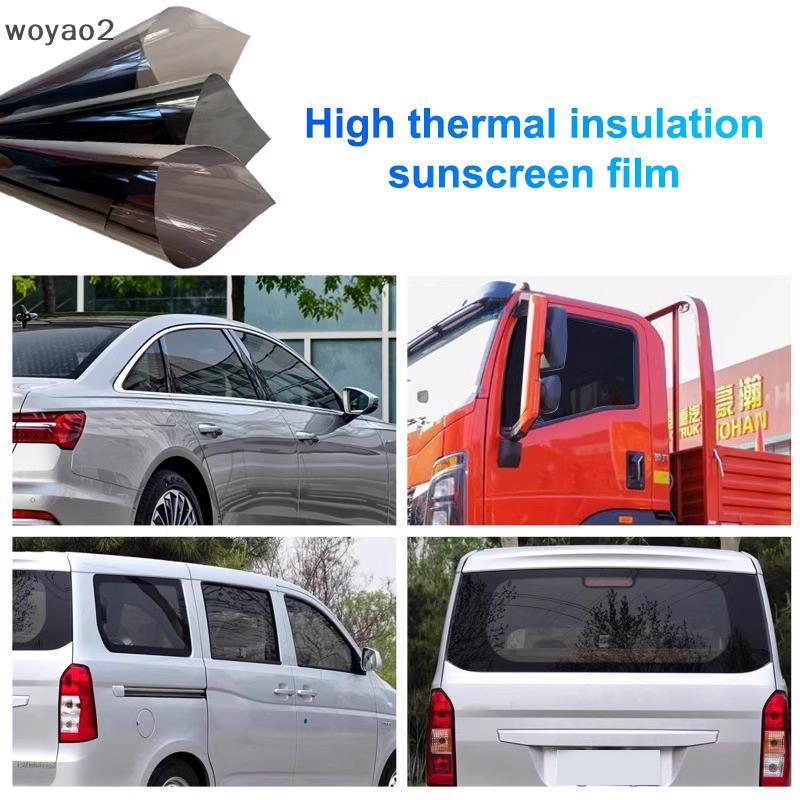 [woyao2] 5/35/50 % VLT ฟอยล์หน้าต่างฟิล์มสีความเป็นส่วนตัวแก้ว Stier Solar Sun Shade ฟิล์มสําหรับรถย