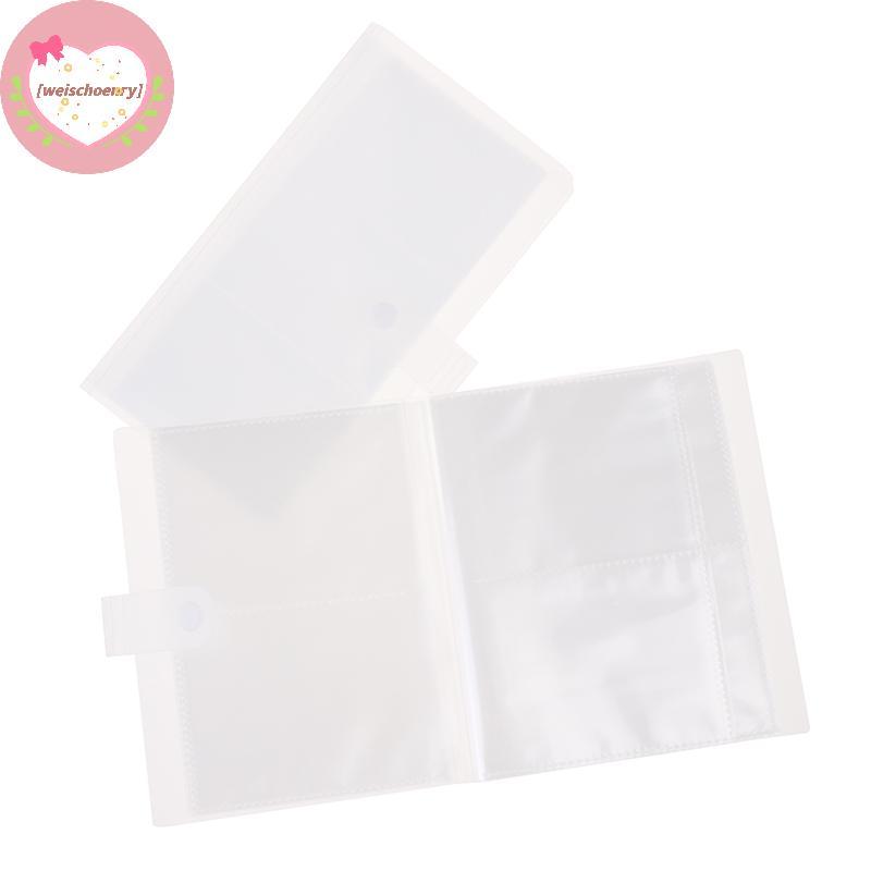 WW 80/168 Slots Nail Stier Empty Storage Book Holder Case Photo Album With Button TH