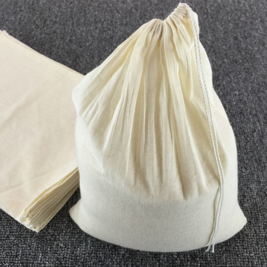 Reusable Cheese Cloth Bag Soybean Milk Cheesecloth Filter Nut Milk Vegetable Stuffing Yogurt Coffee 