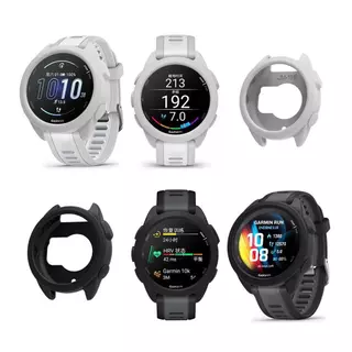นาฬิกากรณีป้องกัน for สมาร์ทว็อช Garmin Forerunner 165 เชลล์กรณีป้องกันหน้าจอซิลิโคนอ่อน for Garmin Forerunner 165