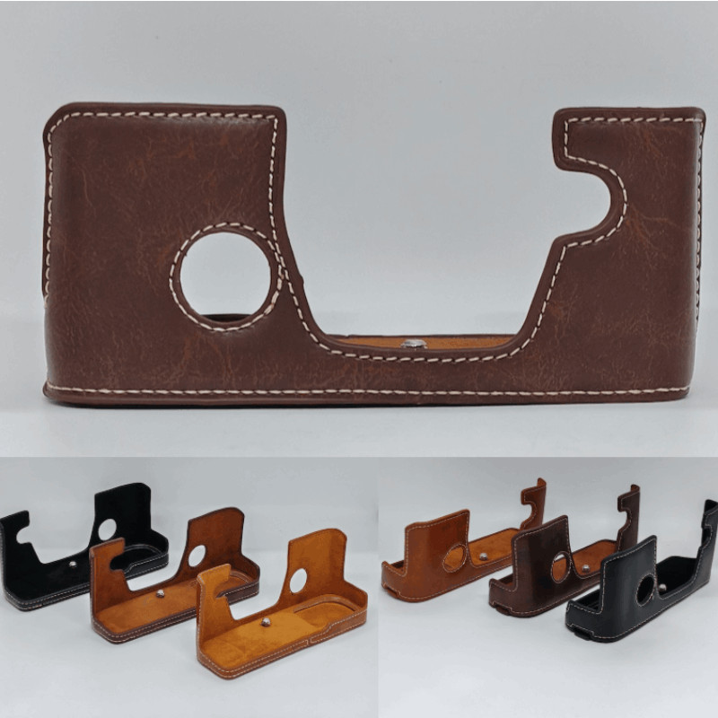 ใหม่ OM3 กระเป๋ากล้องสําหรับ Olympus OM-3 Half Body PU หนัง OM3 ฝาครอบฐานด้านล่าง