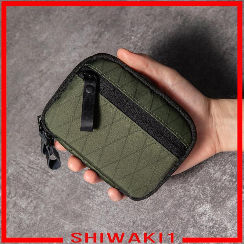 [Shiwaki1] กระเป๋าสตางค์ EDC ขนาดเล็กกระเป๋ากันน้ํา EDC สําหรับ Key Multitools เงินผู้ชาย Camping