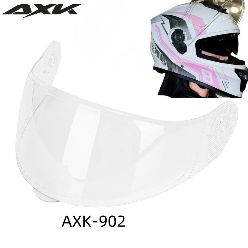AXK เลนส์หมวกกันน็อค AXK902 เลนส์เปลี่ยนกระบังหน้าพิเศษความละเอียดสูงโปร่งใส