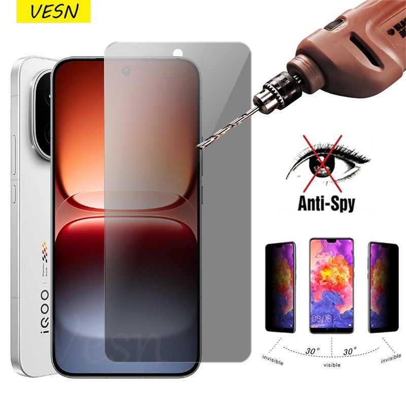ฟิล์มกันแอบมอง ฟิล์มกันเสือก ฟิล์มกระจก iQOO 15 13 12 Neo 11 11s 9 9s 9T 8 7 6 Z10 Z10x Z10R Z9 Z9x 