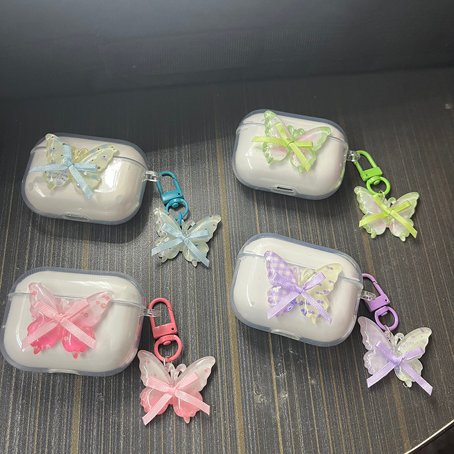 Butterfly Lace keychian สําหรับ Technics EAH-AZ100 กรณีหูฟังสําหรับ Technics AZ100 ฝาครอบ