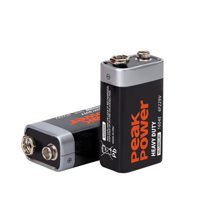 ขายดี แบตเตอรี่ 9V Peak Power 9 VOLTS แบตเตอรี่สําหรับงานหนักพิเศษ