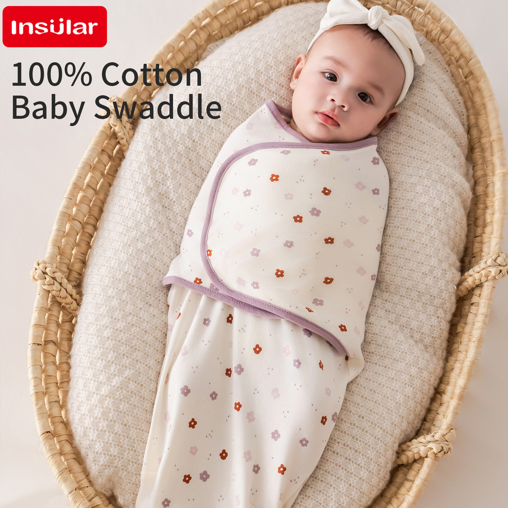 ทารก Velcro Swaddling Universal Wrap 0-1Y ทารกแรกเกิดถุงนอนบาง Anti-Starttle ผ้าห่มผ้าฝ้าย 100% สบาย