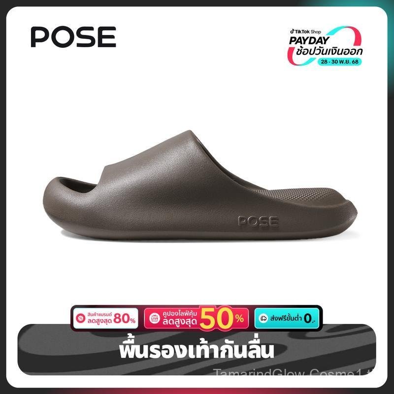 【รองเท้าแตะไซส์ใหญ่】POSE Cloud Bounce รองเท้าแตะไซส์ใหญ่ รองเท้าแตะสำหรับผู้หญิงและผู้ชาย P15819S