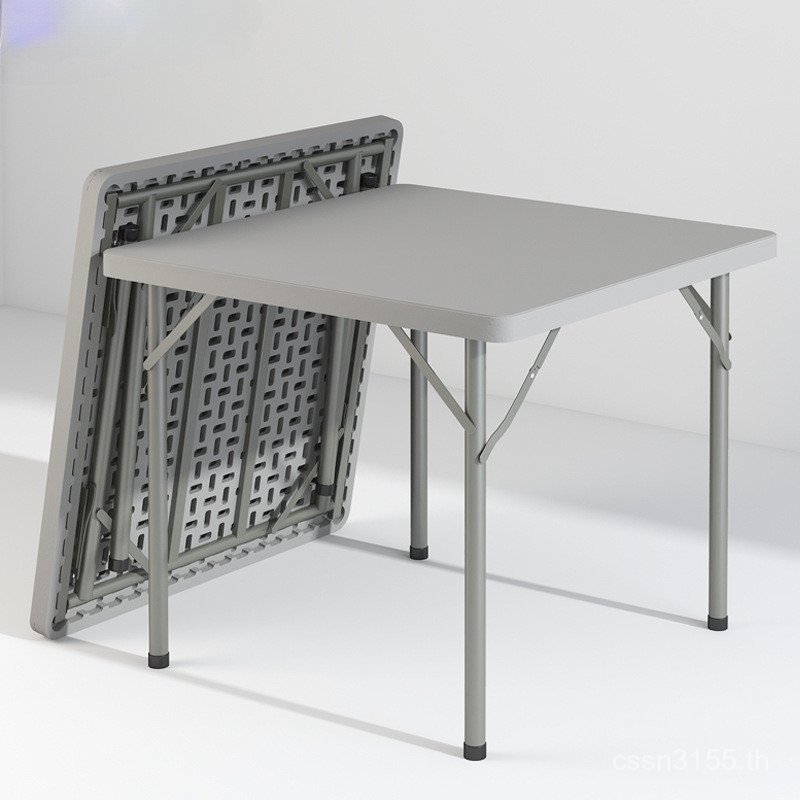 โต๊ะพับได้ โต๊ะสนามแบบพกพาโต๊ะสี่เหลี่ยมสี่เหลี่ยม nt5ถาม