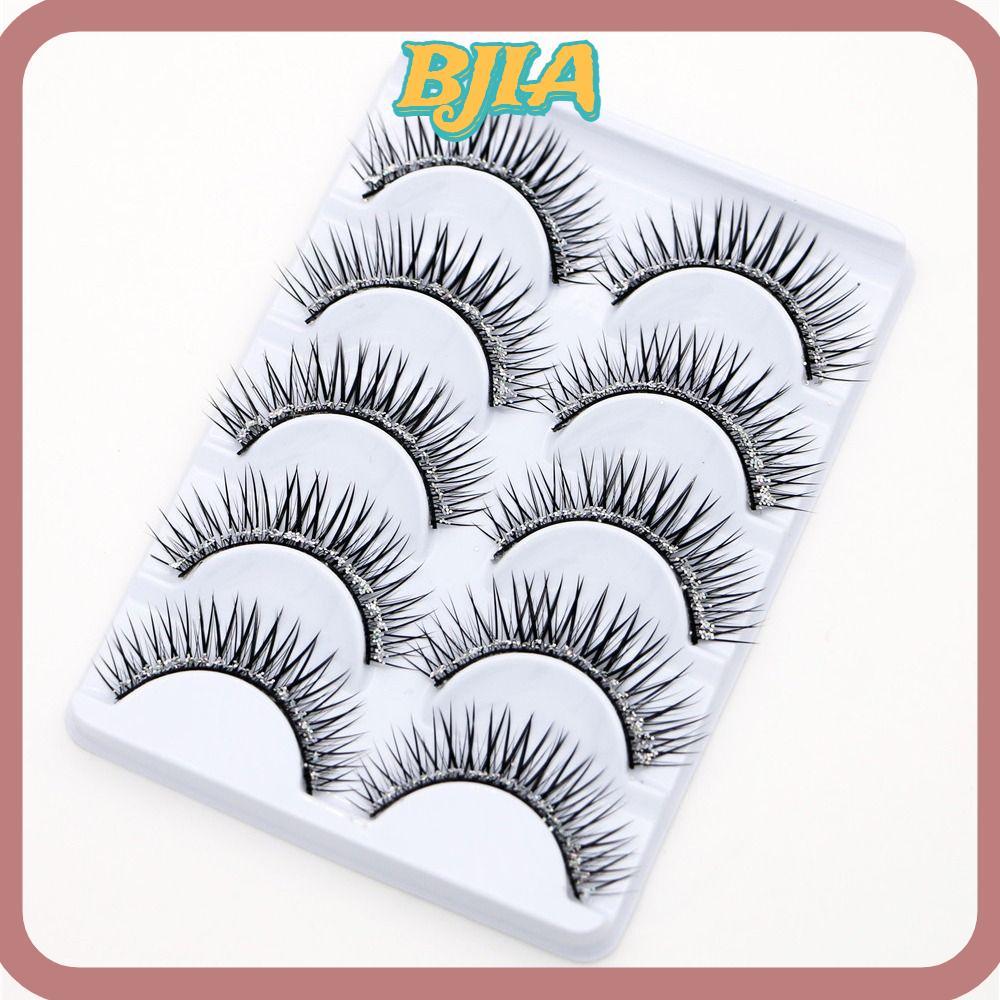 BJA Diamond Manga Lashes Fuffy Lashes Glitter Dramatic Volume fiber หนา Long Eye Lashes