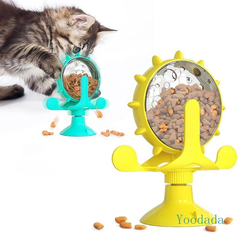 Yoo มัลติฟังก์ชั่ Foraging Feeder Teasing Kibble Feeder Teaser แมวออกกําลังกาย
