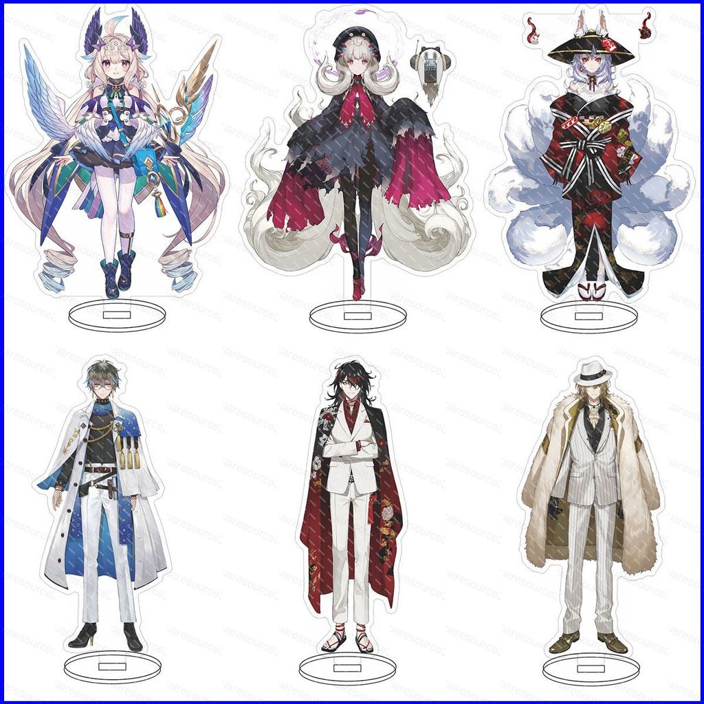 Nijisanji Vtuber อะคริลิคผู้ถือแผ่นของขวัญสําหรับเด็กคอลเลกชัน Luxiem Kuzuha Kanae Mito VoxAkuma รูป