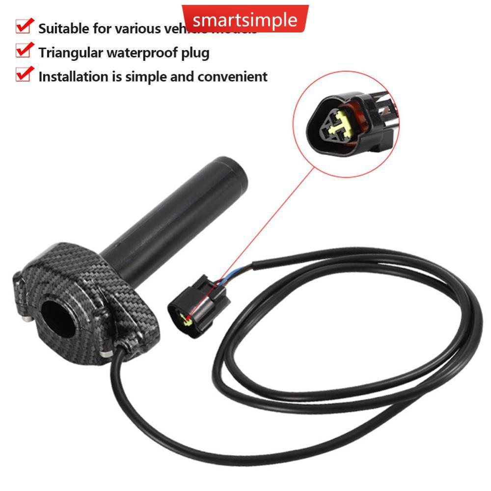 SMARTSIMPLE คันเร่งอิเล็กทรอนิกส์ Grip กับเซ็นเซอร์ Hall สำหรับ Light Off-road E-bike