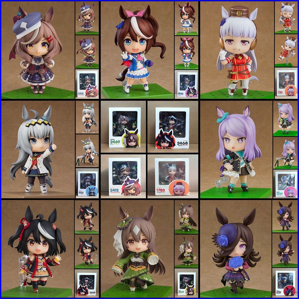 SQ3 Uma Musume Pretty Derby Oguri Cap Pretty Girl Articulated Action Figure พร้อมหน้าเปลี่ยนได้ QS3