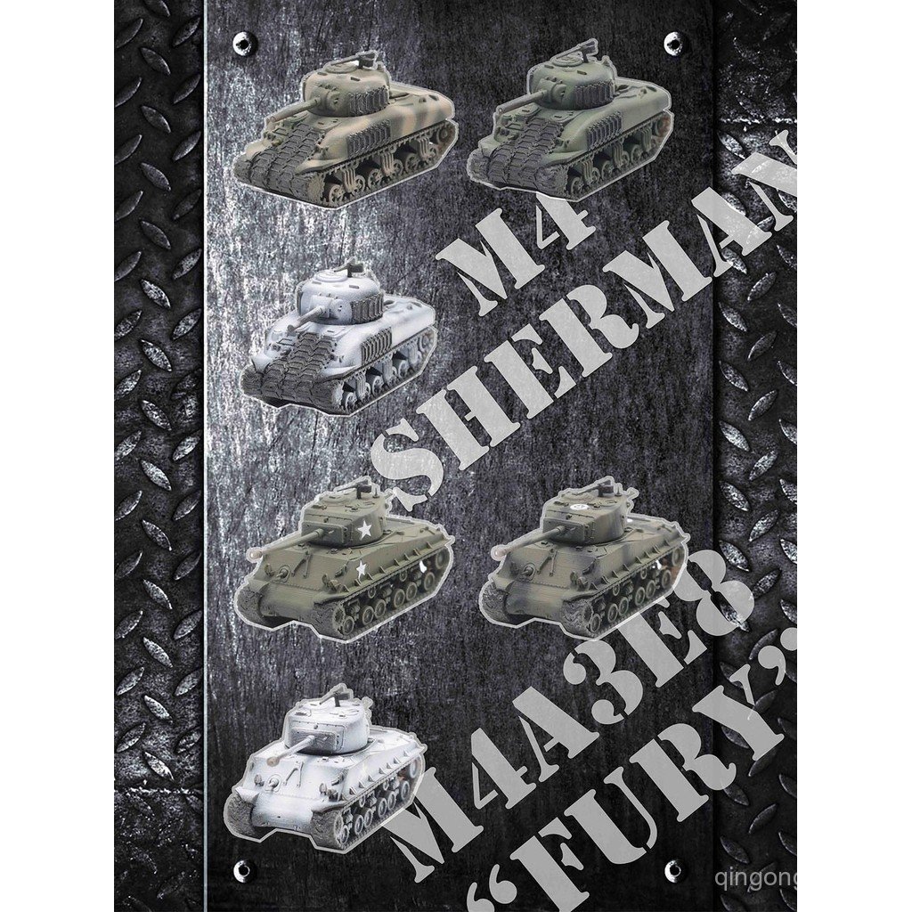 T Tank World Handheld War M4 Sherman M4A3E8 1/144 Scale ผลิตภัณฑ์สําเร็จรูปรุ่นตกแต่งพร้อมสต็อก