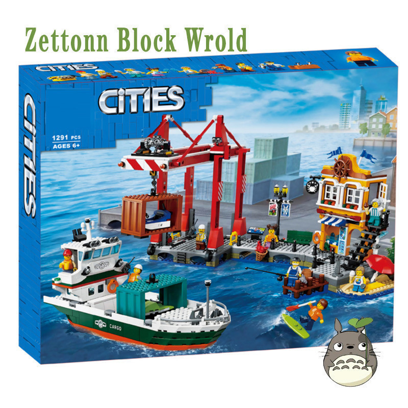 Zettonn Hobby ZH4X ใช้งานร่วมกับ 60422 Harbor Building blocks EC2