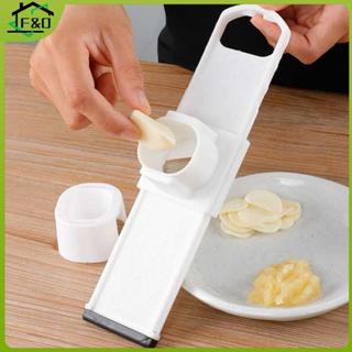 ฉ&โอ 2 ใน 1ขิงกระเทียมตัดเครื่องตัดคู่มือหั่นบดขี้เกียจสองด้…