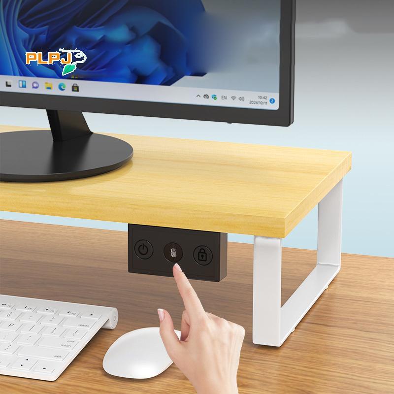 PLPJ USBputer สแกนลายนิ้วมือปุ่มสวิทช์ปิด Security Key Reader สําหรับ Windows Hello แล็ปท็อป PC สําห