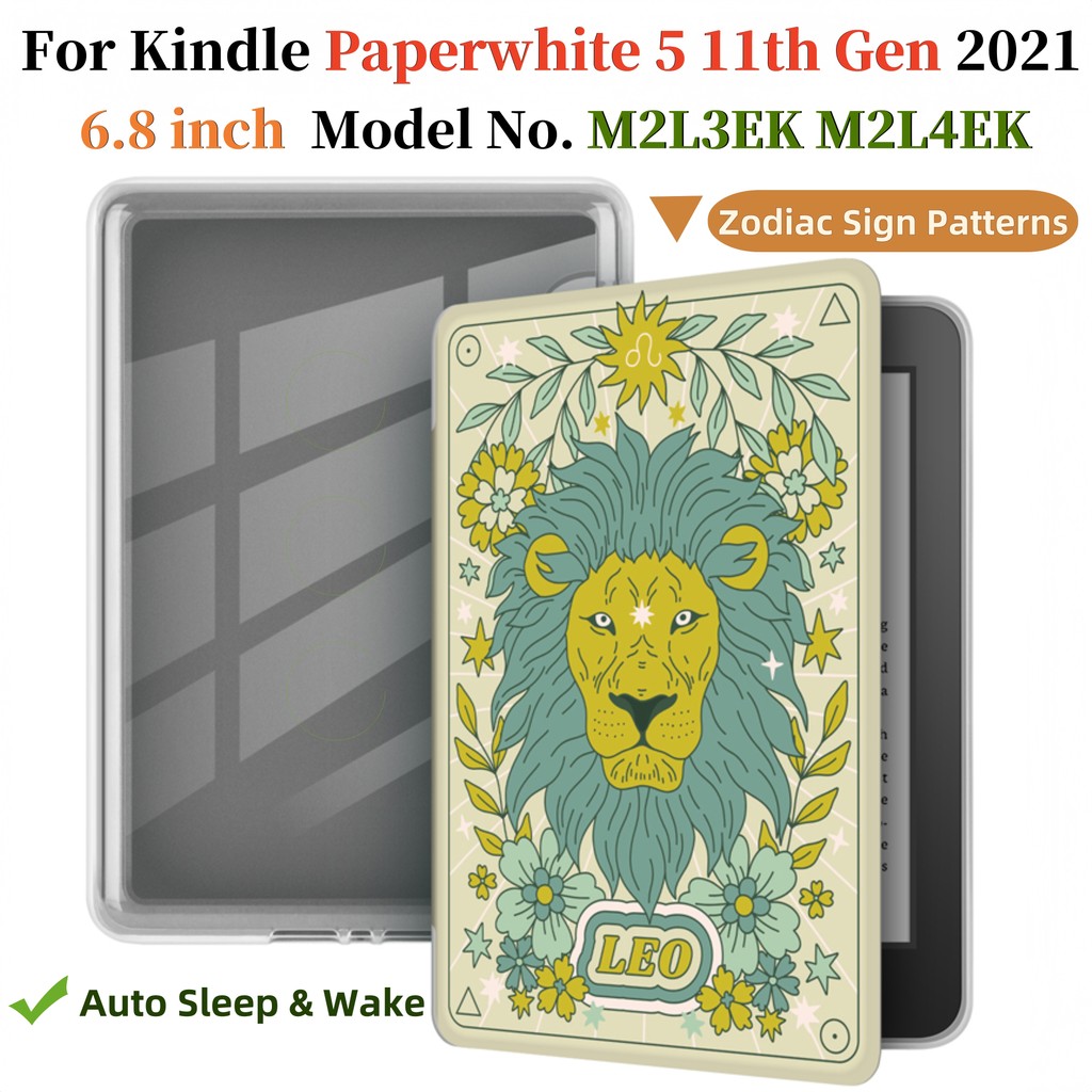 สําหรับ Kindle Paperwhite 11th Gen Signature Edition 2021 6.8 "M2L3EK M2L4EK Ebook Zodiac Sign รูปแบ