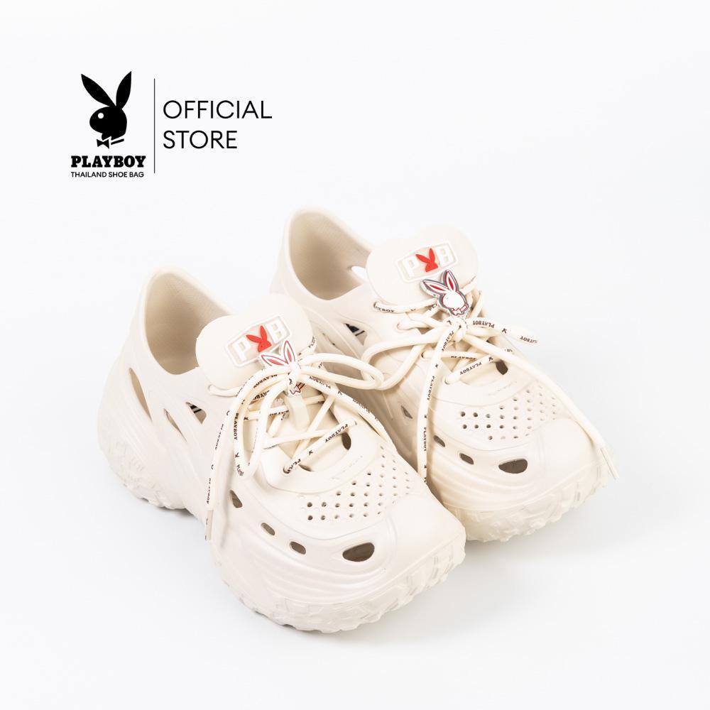 PLAYBOY รุ่น Blip Foamy Chunky รองเท้าทรง Chunky รหัส ST-H261C1240 ดีไซน์รองเท้ายางหุ้มส้น มี 2 สี