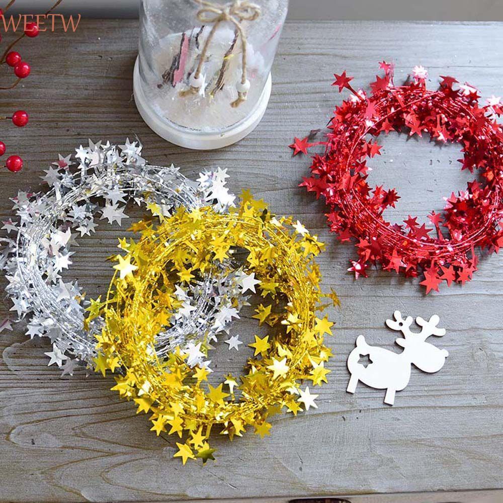 WEEKW พวงมาลัยหวาย Creative New Year Xmas Party แขวนเครื่องประดับ