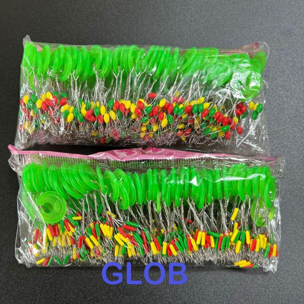 GLOB 600 ชิ้นตกปลา Space Beans สายตกปลา Tackle น้ําหนักเบาลอยยางตกปลา Stopper Bobber Stopper ปลาคาร์